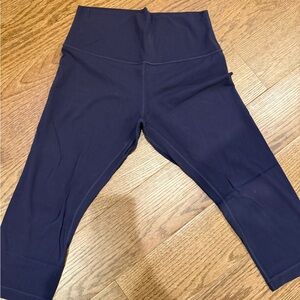 Lululemon Align Cropped Dark Purple Leggings